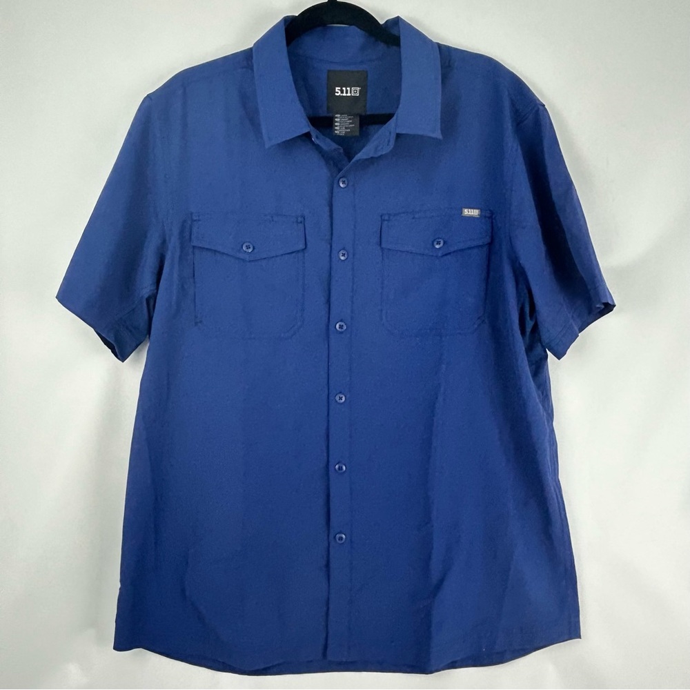 5.11 Tactical Men's Blue Tactical Shirt size Large